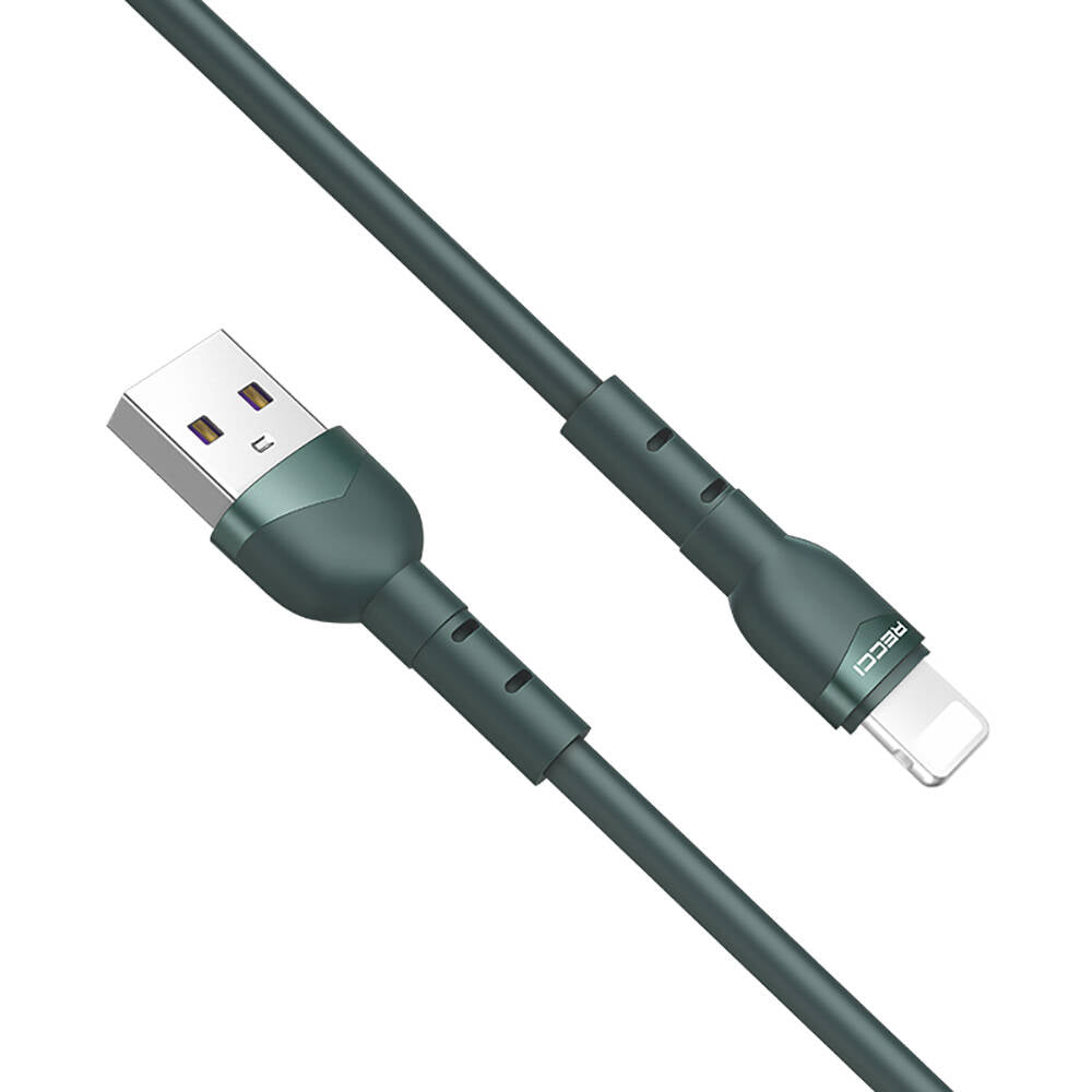 Recci RTC-N35L Hızlı Şarj Özellikli 100cm Lightning to USB-A Kablo Beyaz
