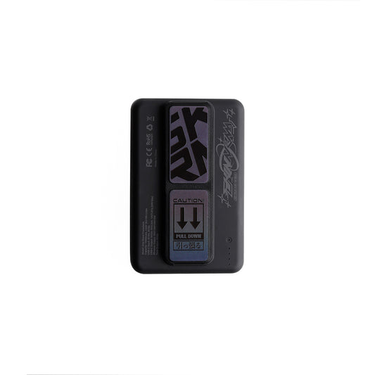 Skinarma Kira Kobai Holografik Tasarımlı Standlı Wireless ve PD Hızlı Şarj Özellikli Powerbank 20W 10000mAh Siyah