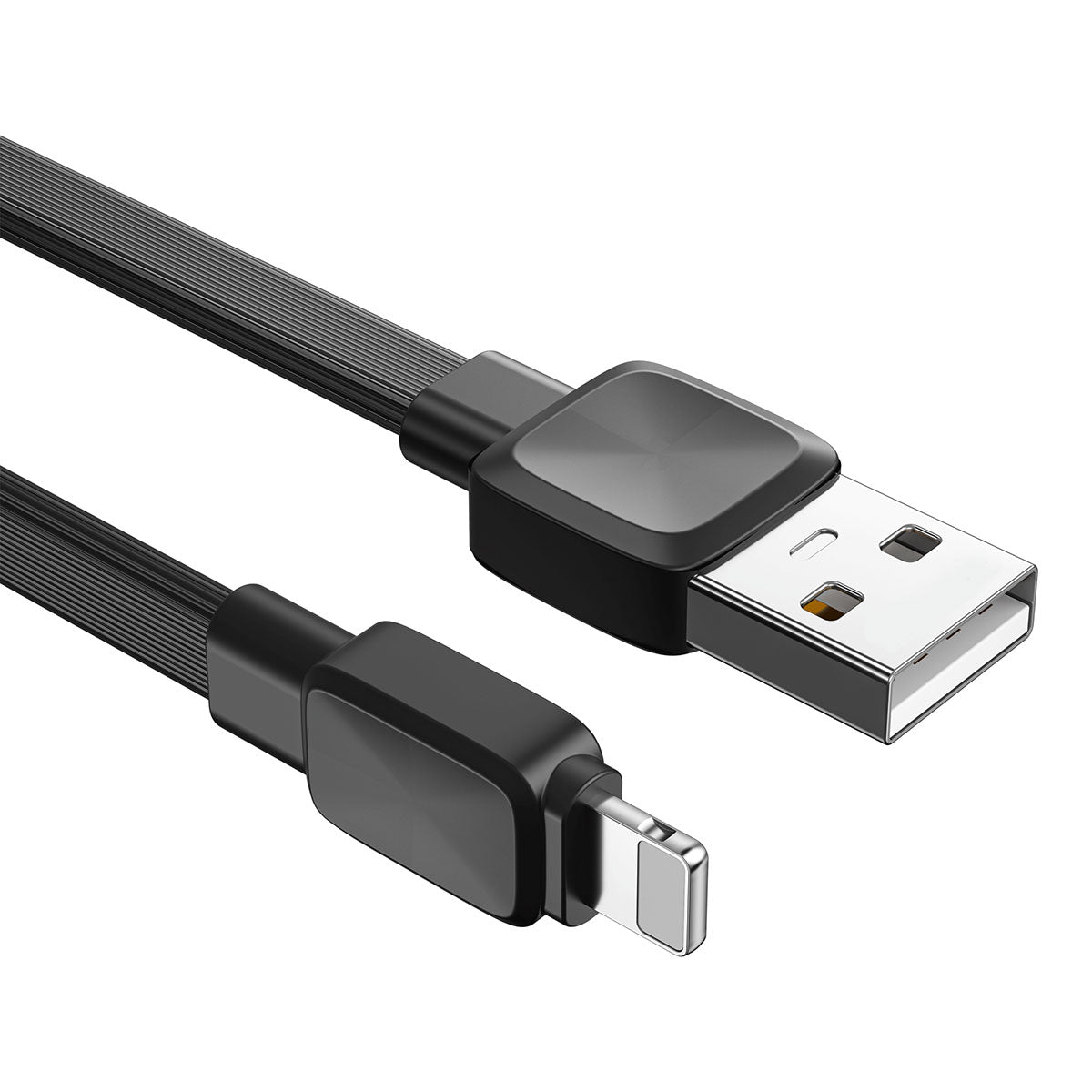 Wiwu Bravo Wİ-C003 Yassı Tasarım Lightning Usb Kablo 1M Beyaz