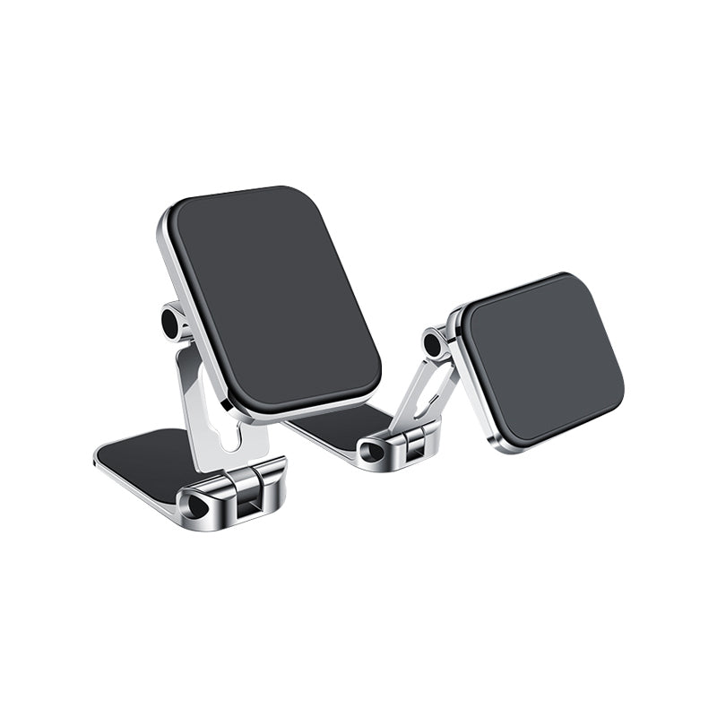 Wiwu CH023 360 Derece Dönebilen Magnetik Düz Zemin Versiyon Araç Telefon Tutucu Gümüş