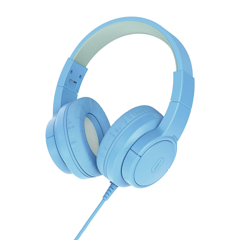 Wiwu KTD-01 Hi-Fi Ses Kaliteli Kablolu Katlanabilir 3.5mm Kulak Üstü Kulaklık Mavi