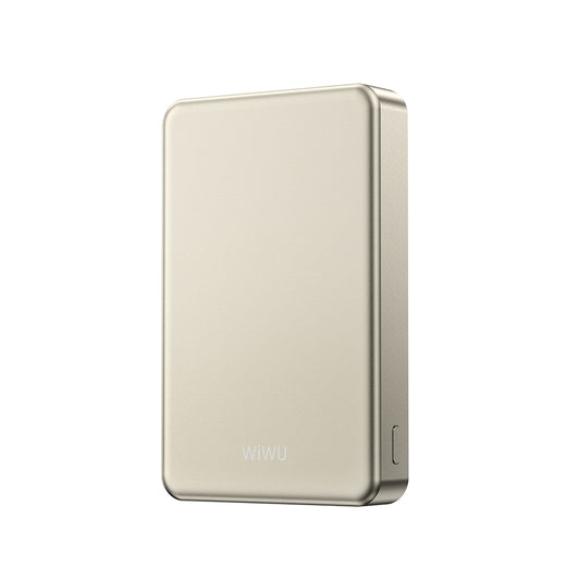 Wiwu P15-1 LED Işık Göstergeli Ultra İnce PD 20W Kablosuz Powerbank 10000mAh 15W