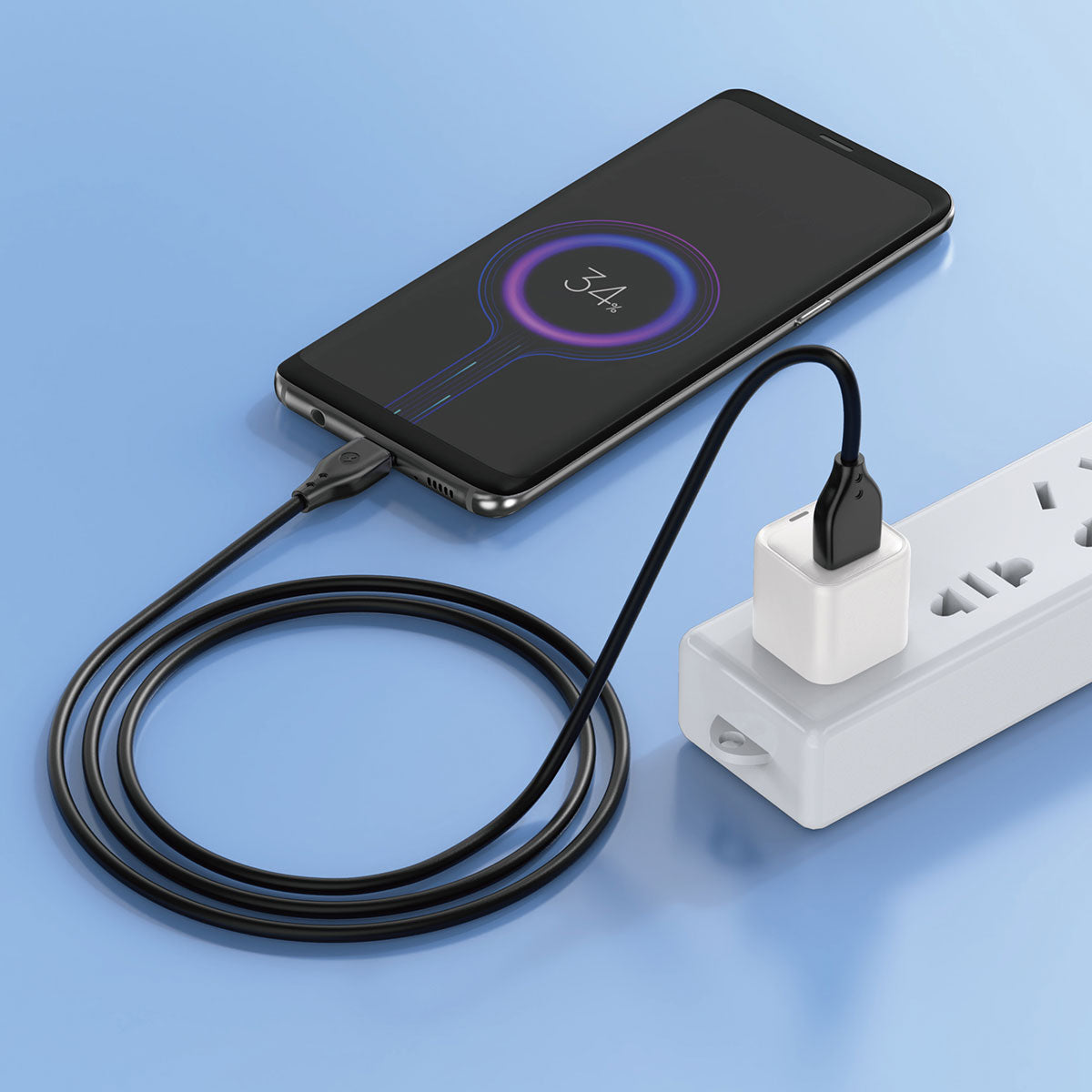 Wiwu Pioneer Wİ-C001 Ultra Esnek Type-C Usb Kablo 1M Beyaz