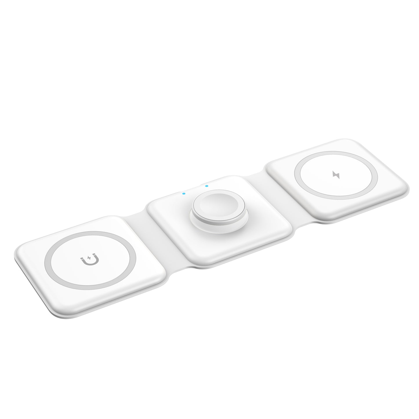 Wiwu Power Air M6 3 in 1 Mıknatıslı Kablosuz Şarj Standı Siyah