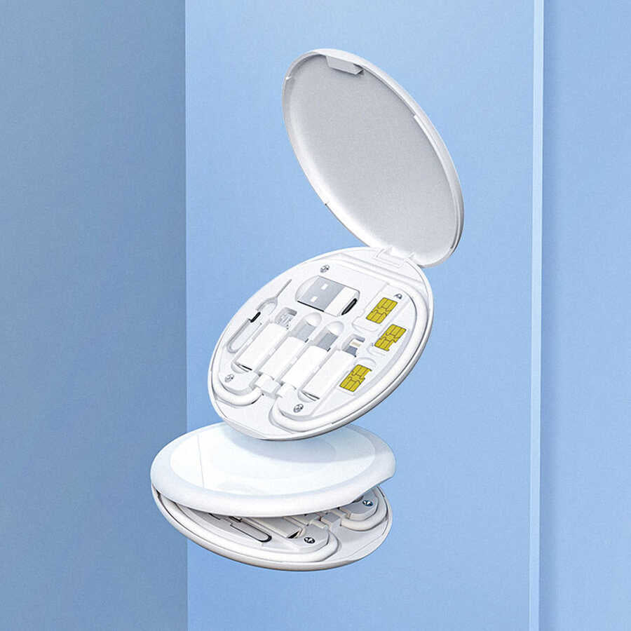 Wiwu S02 Almighty Suit Kutulu Kablo Seti Beyaz