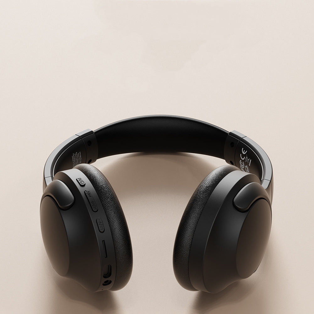 Wiwu TD-08 Elite Serisi Ayarlanabilir Pure Bass Hi-Fi Kulak Üstü Bluetooth Kulaklık v5.3 Beyaz