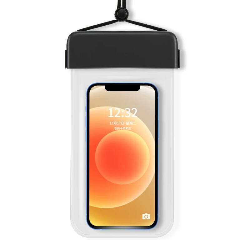 Wiwu Universal Su Geçirmez Kılıf Aqua Waterproof Max 6.9 inç IPX8 Sertifikalı Siyah