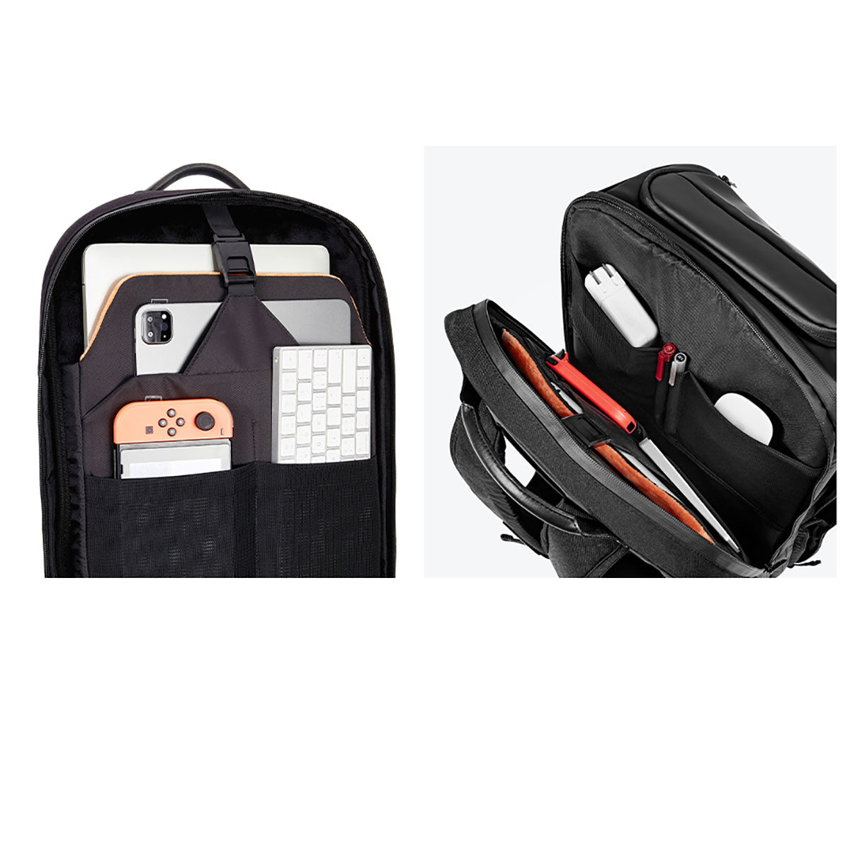 Wiwu Warriors Back Pack 21 Bölmeli 30 Litre Kapasiteli Su Geçirmez Sırt Çantası Siyah