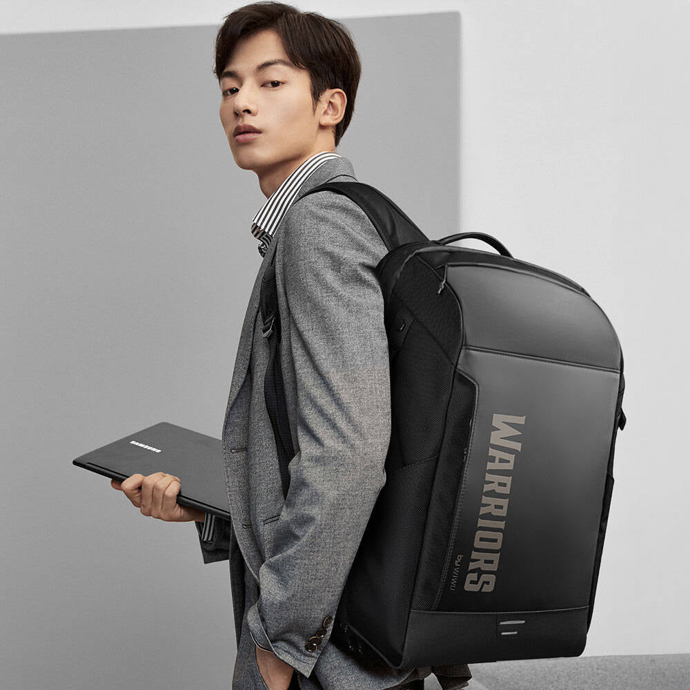 Wiwu Warriors Back Pack Pro Max DuPont Cordura 1000D 30 Litre Kapasiteli Su Geçirmez Sırt Çantası Siyah