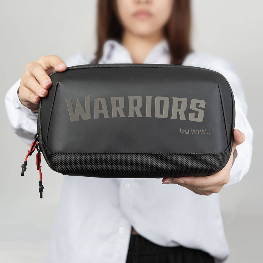 Wiwu Warriors Tech Pouch X Pro Dupont Cordura 1000D Naylon Kumaş Macbook Aksesuar Çantası Siyah