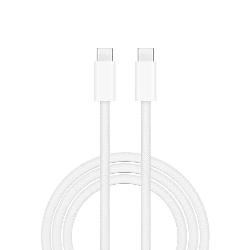Wiwu Wi-C032 Classic Serisi 60W Hızlı Şarj Özellikli Type-C to Type-C Kablo 1.5M Beyaz