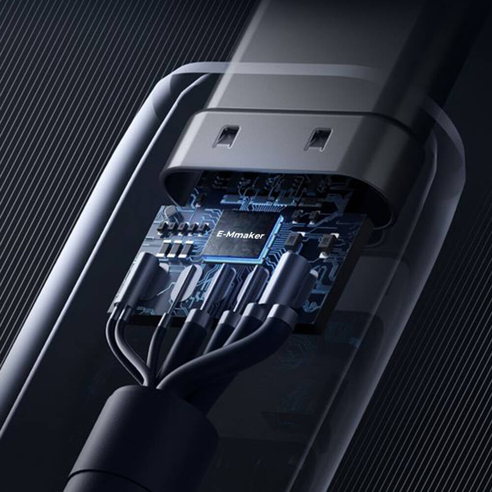 Wiwu Wi-C036 Type-C to Type-C PD Kablo 240W 100cm Siyah