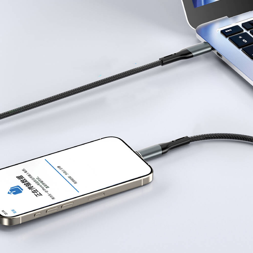 Wiwu Wi-C036 Type-C to Type-C PD Kablo 240W 100cm Siyah