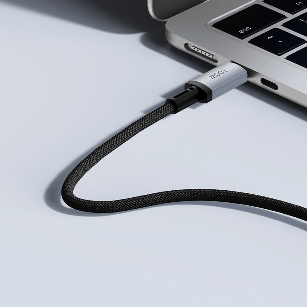 Wiwu Wi-C050 Legend Serisi 3in1 USB-A + Type-C to Lightning – Type-C – Akıllı Saat Şarj Kablosu 100W 1.2M Siyah