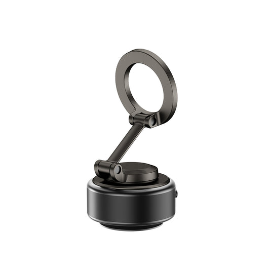 Wiwu Wi-CH056 Type-C Portlu Elektrikli Vakum Özellikli Magnetik Telefon Tutucu Siyah
