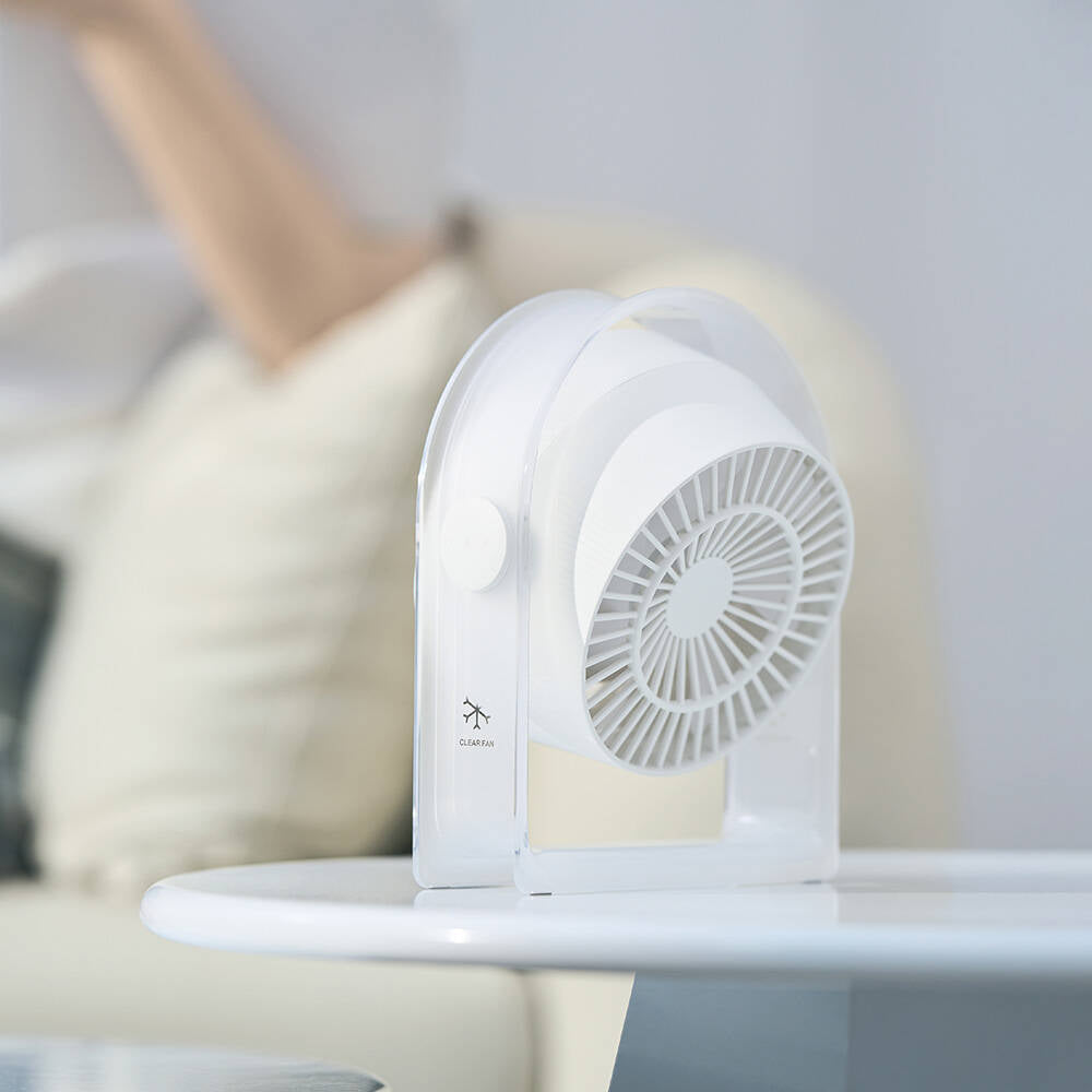 Wiwu Wi-FS07 Snow Serisi Soğutuculu Taşınabilir Standlı Turbo Masaüstü Fan Beyaz