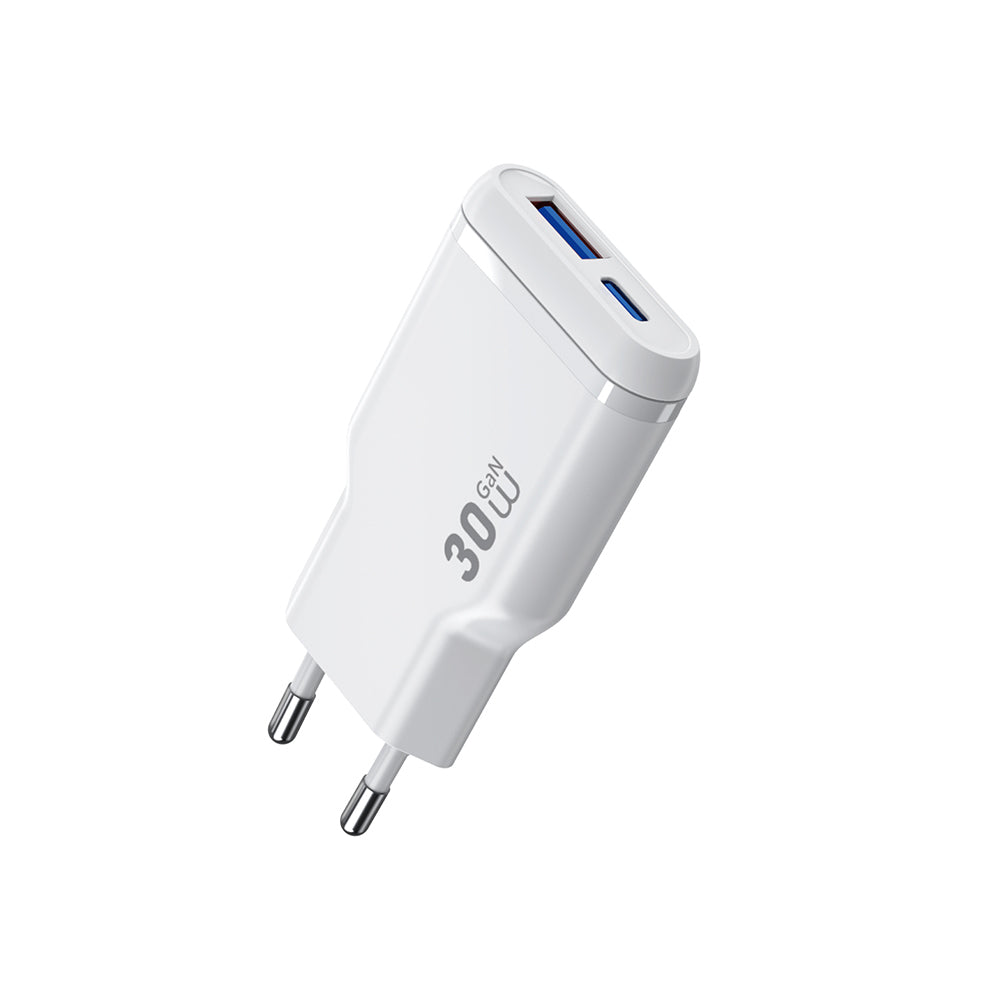 Wiwu Wi-G033 Essen Slim Serisi GaN Tech PD Hızlı Şarj Özellikli Şarj Başlığı 30W