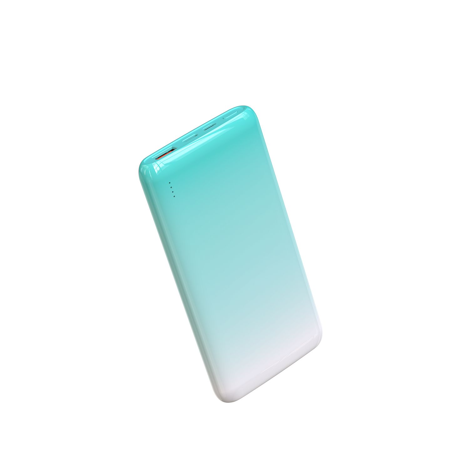 Wiwu Wi-P008 Rainbow LED Işıklı Göstergeli Renkli Taşınabilir Powerbank PD 22.5W 10000mAh Mor