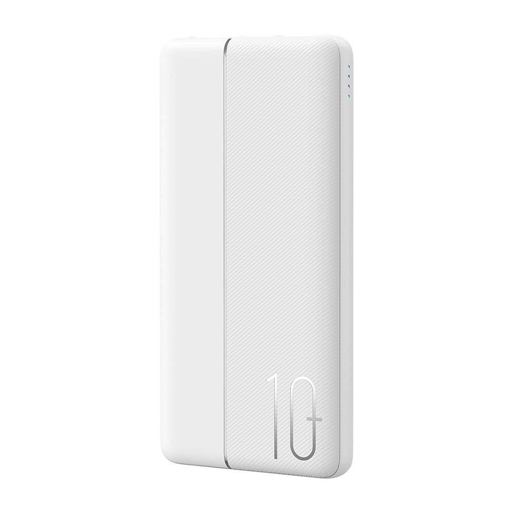 Wiwu Wi-P032 Dual USB-A ve Type-C PD LED Işık Göstergeli Taşınabilir Powerbank 10000mAh Siyah