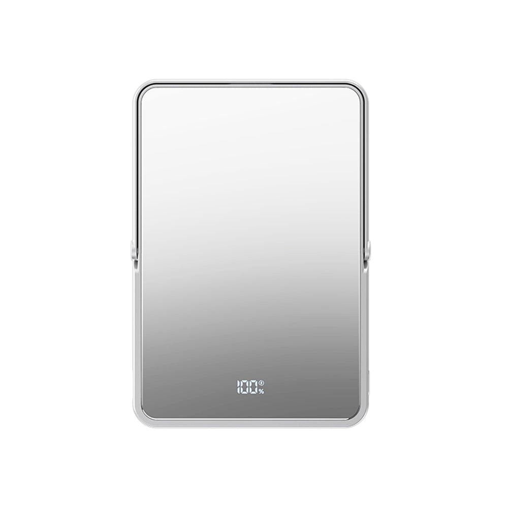 Wiwu Wi-P034 Dijital LED Göstergeli Standlı Kablosuz Powerbank 5000mAh 15W Gümüş