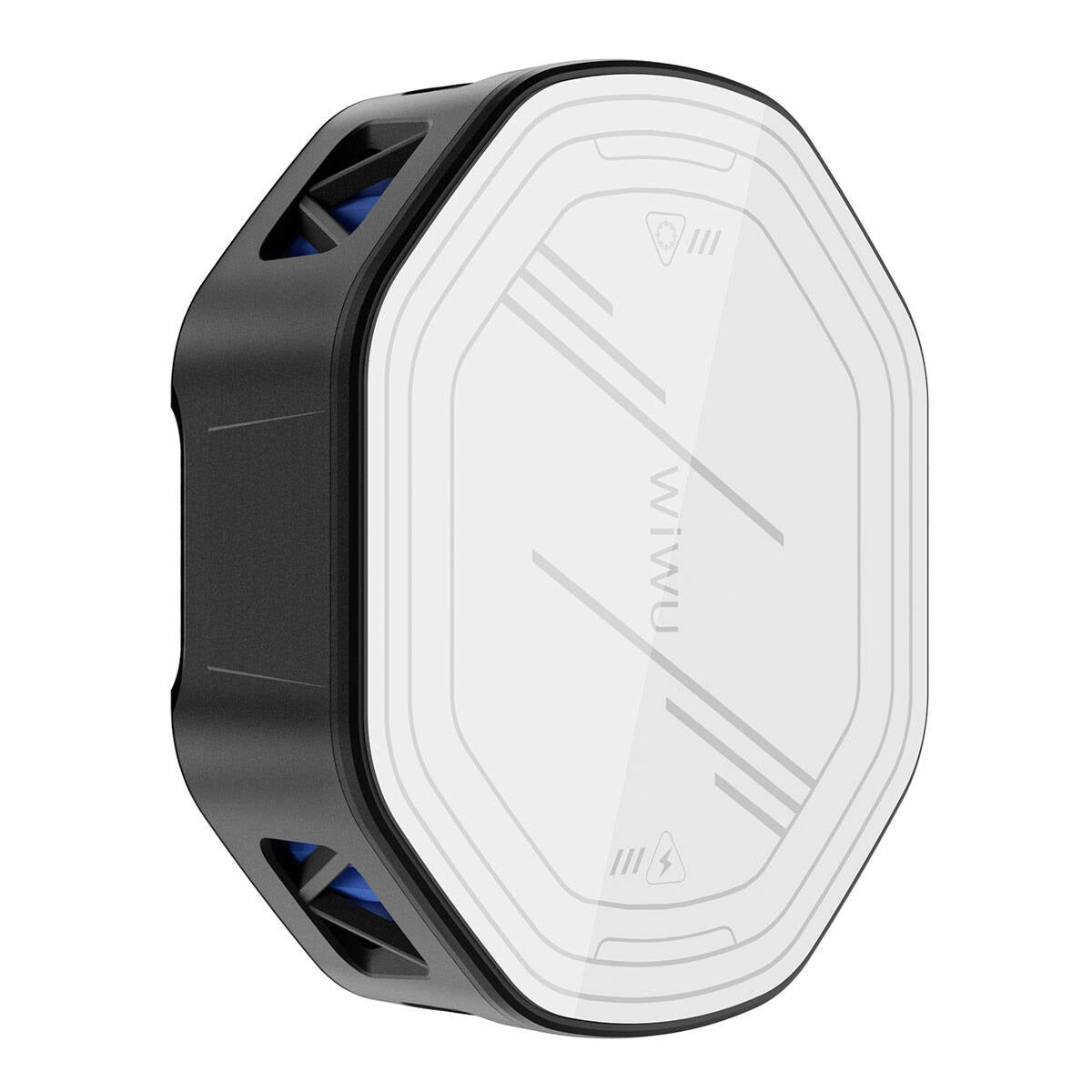 Wiwu Wi-R001 15W Magsafe Şarj Özellikli RGB Işıklı Telefon Soğutucu Fan Siyah