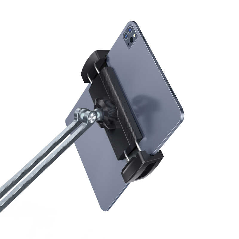 Wiwu ZM310 Ayarlanabilir Oynar Başlıklı Masa Tablet ve Telefon Tutucu Gri