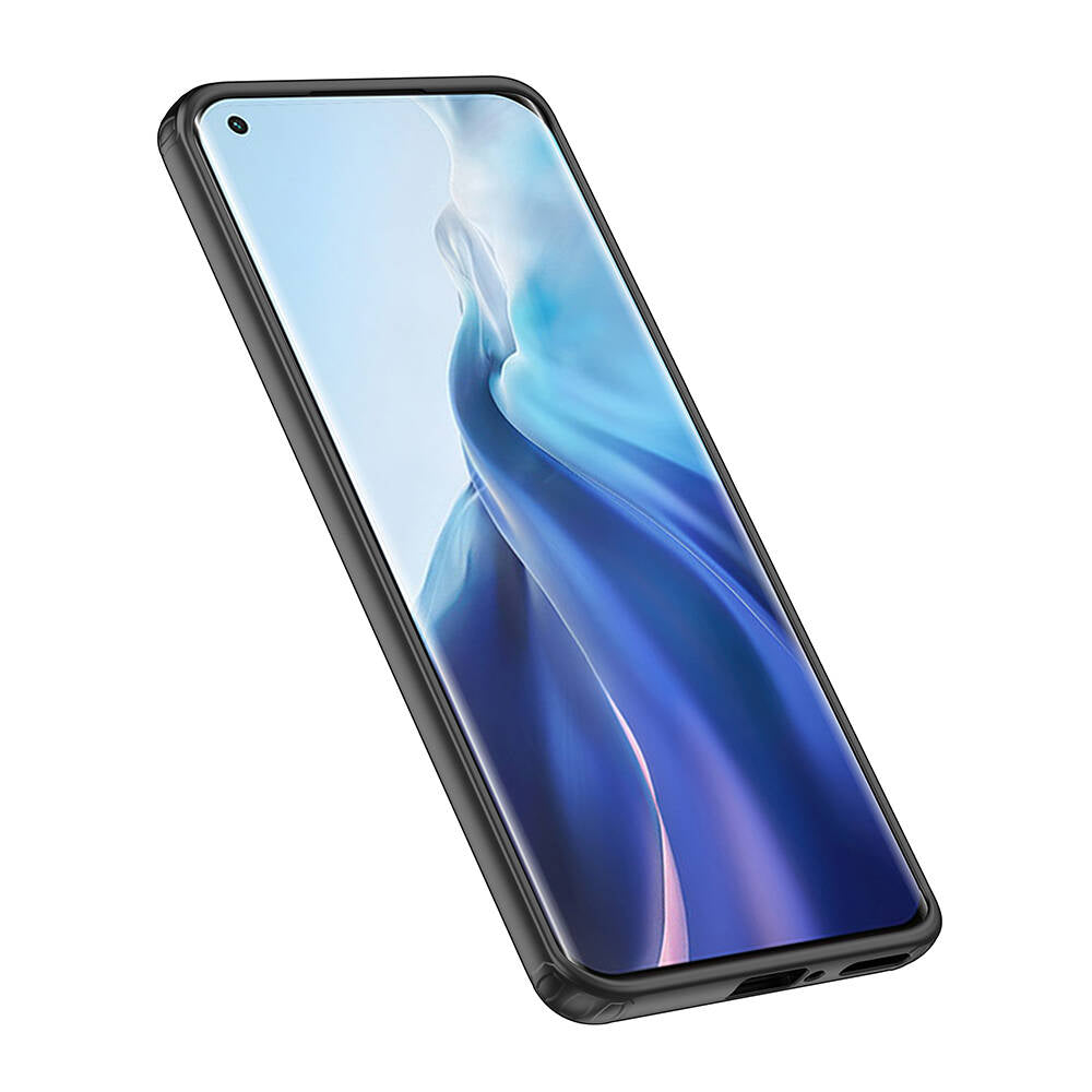 Xiaomi Mi 13 Pro Kılıf Aramid Karbon Fiber Magsafe Özellikli Wlons Radison Kılıf Siyah