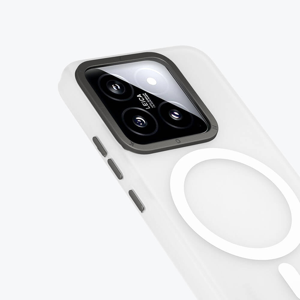 Xiaomi Mi 14 Kılıf Magsafe Şarj Özellikli Youngkit Hidden Sand Serisi Kılıf Siyah