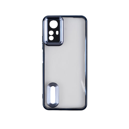 Xiaomi Redmi Note 12S Kılıf Kamera Korumalı Logo Gösteren Zore Omega Kapak