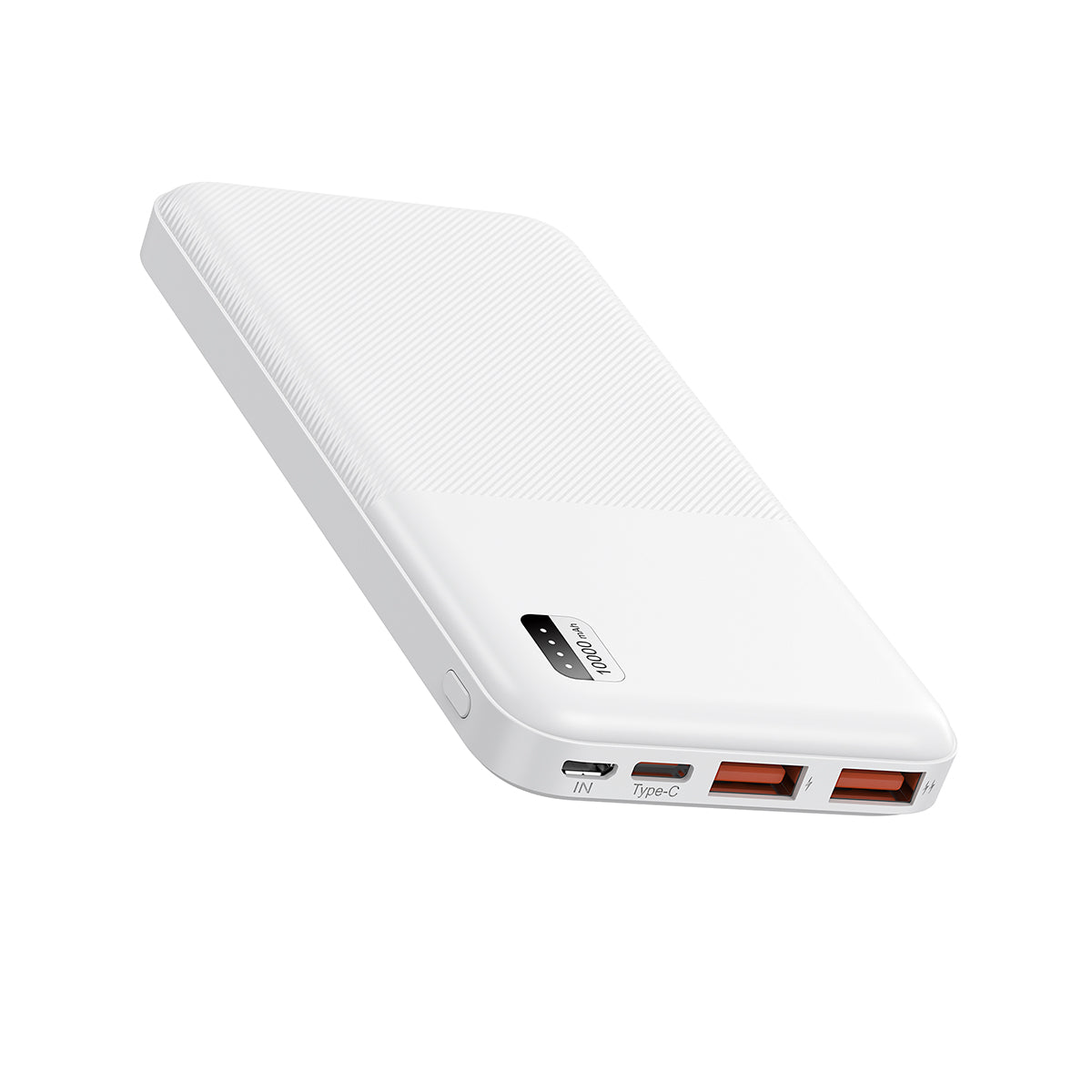 Xipin PX721 Hızlı Şarj Özellikli LED Işık Göstergeli Dual USB Taşınabilir Powerbank 10000mAh Siyah