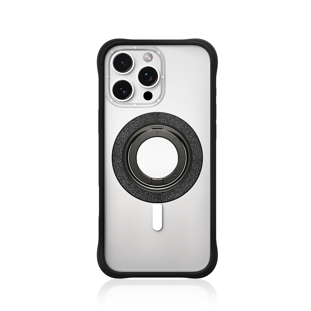 Youngkit Colorful Serisi Double Magnetik Ring Stand Telefon Tutucu Gümüş