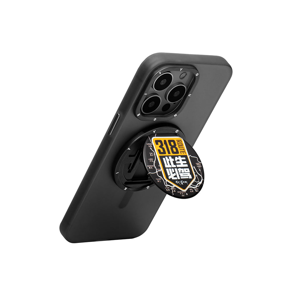 Youngkit Telefon ve Tabletler için Magnetik Ring Stand Gri