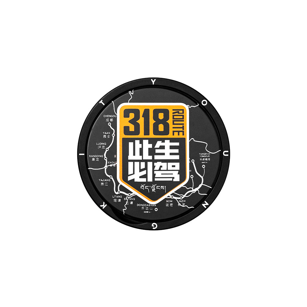 Youngkit Telefon ve Tabletler için Magnetik Ring Stand Siyah-Turuncu