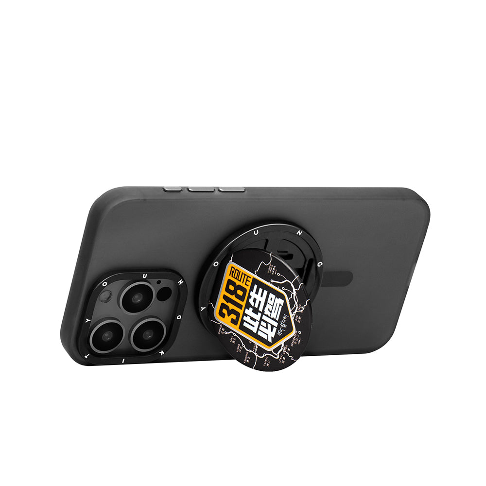 Youngkit Telefon ve Tabletler için Magnetik Ring Stand Mavi