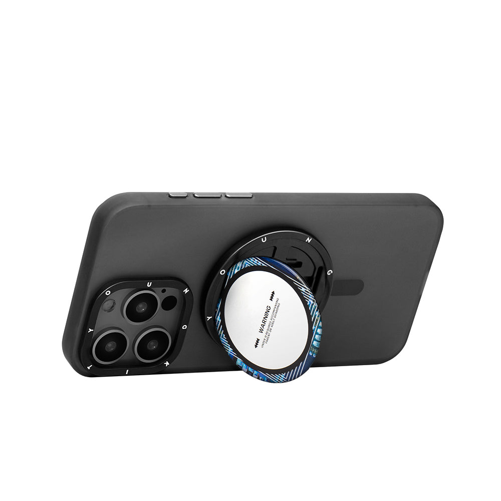 Youngkit Telefon ve Tabletler için Magnetik Ring Stand Beyaz