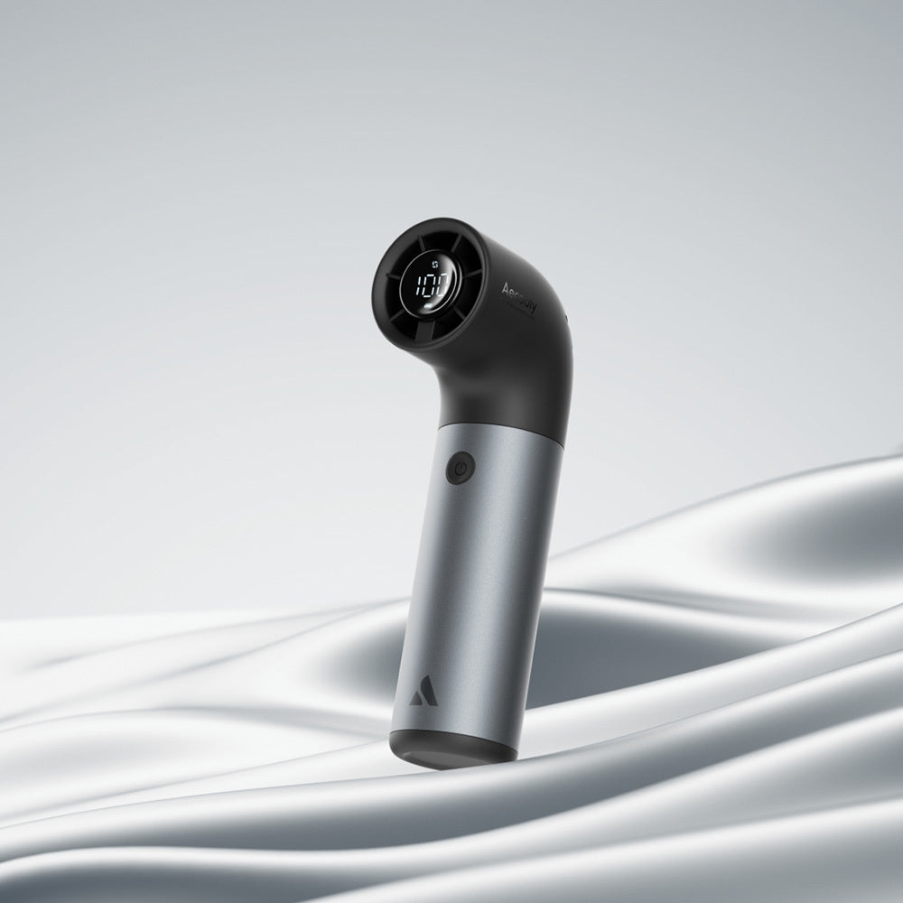 Aecooly PH01 Aero Pro Serisi Dijital LED Göstergeli Portatif Soğutucu El Fanı Siyah