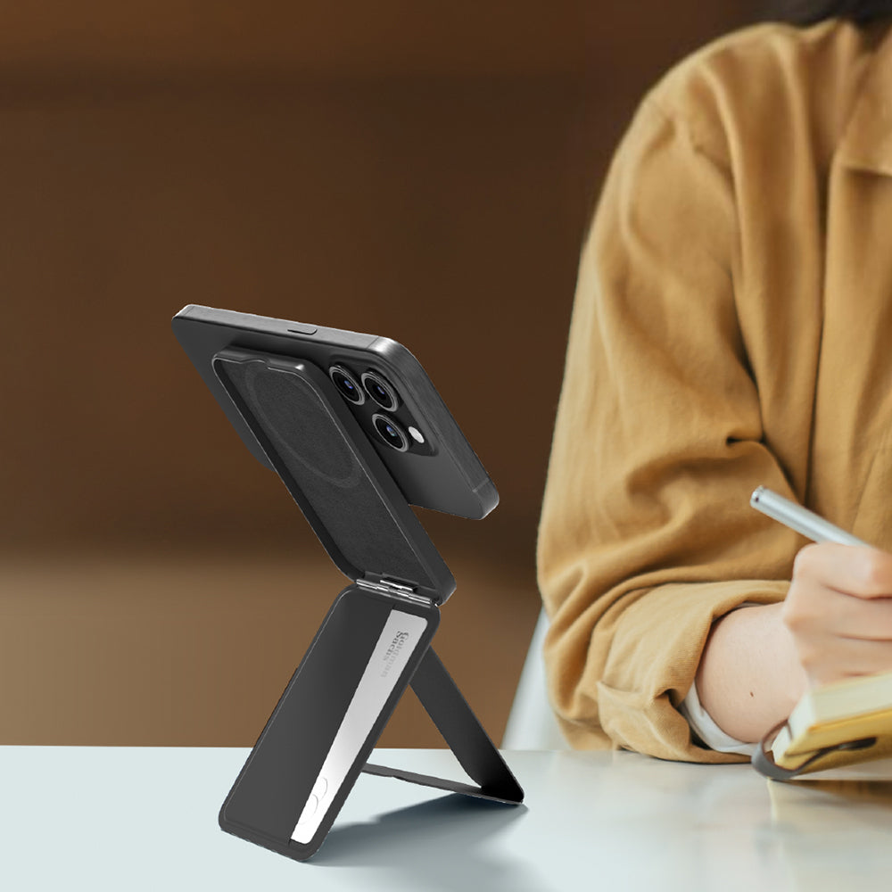 Amazingthing Glamour Link Fonksiyonel Çok Yönlü Grip Standlı Magnetik Kartlık Siyah