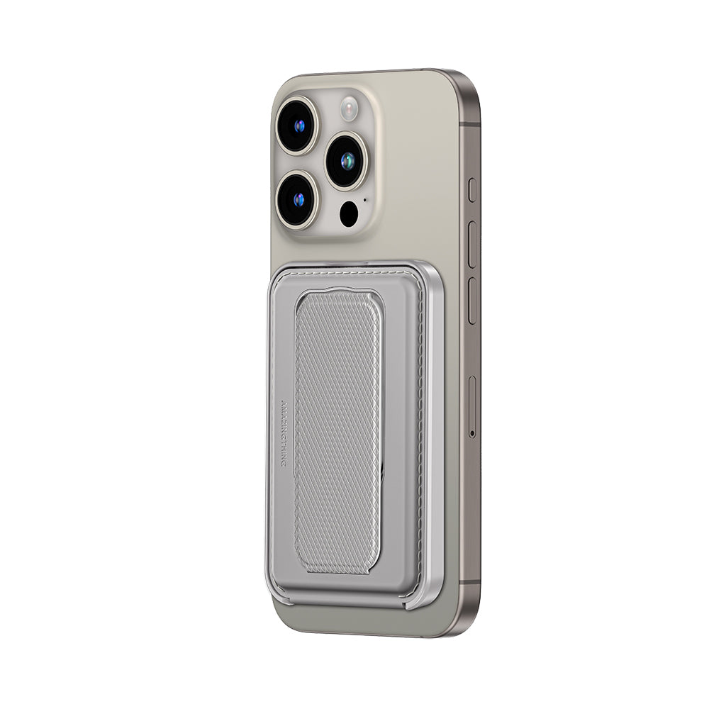 Amazingthing Glamour Link Fonksiyonel Çok Yönlü Grip Standlı Magnetik Kartlık Siyah