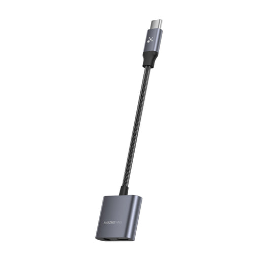 Amazingthing Thunder Pro 2in1 Type-C To 3.5mm Hi-Fi Aux Çevirici Ses Adaptörü