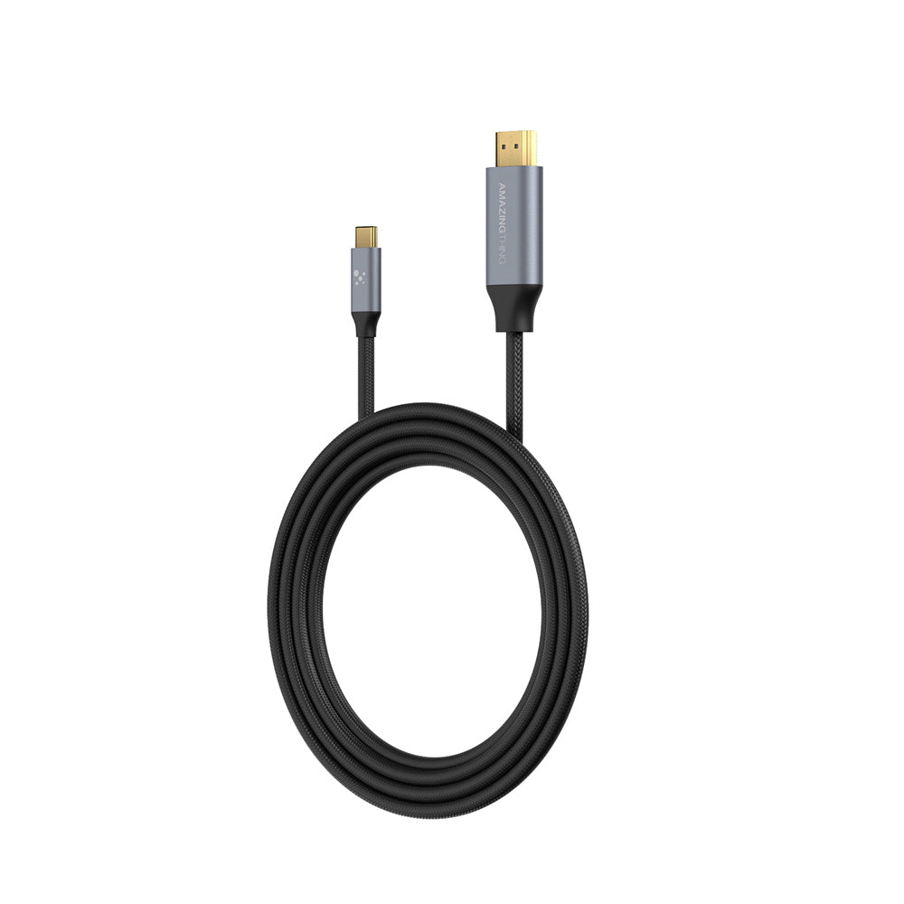 Amazingthing Thunder Pro HDTV Görüntü ve Ses Aktarıcı Type-C to HDMI Kablo Ultra HD 4K 60Hz 1.5M