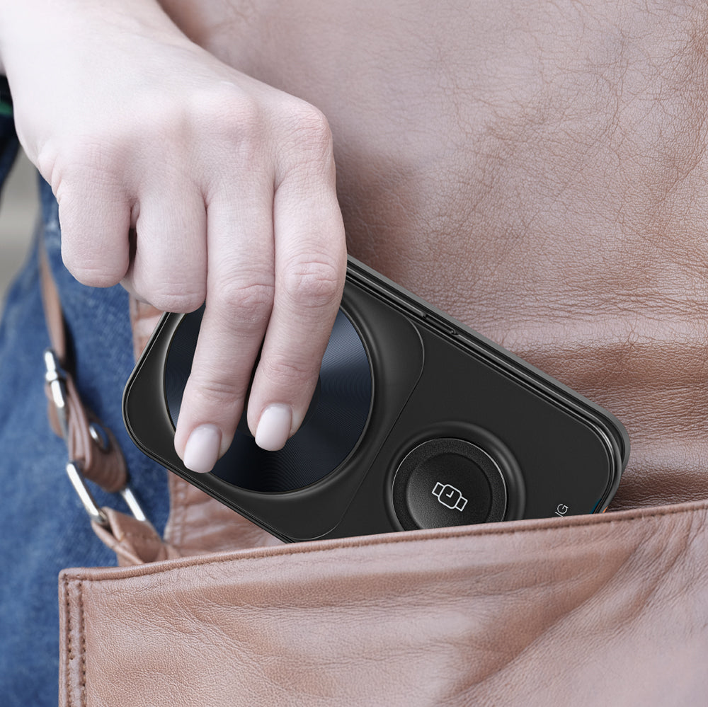 Amazingthing Thunder Pro Mag 6in1 PD22.5W Katlanabilir Standlı Kablosuz Powerbank 8000mAh Siyah