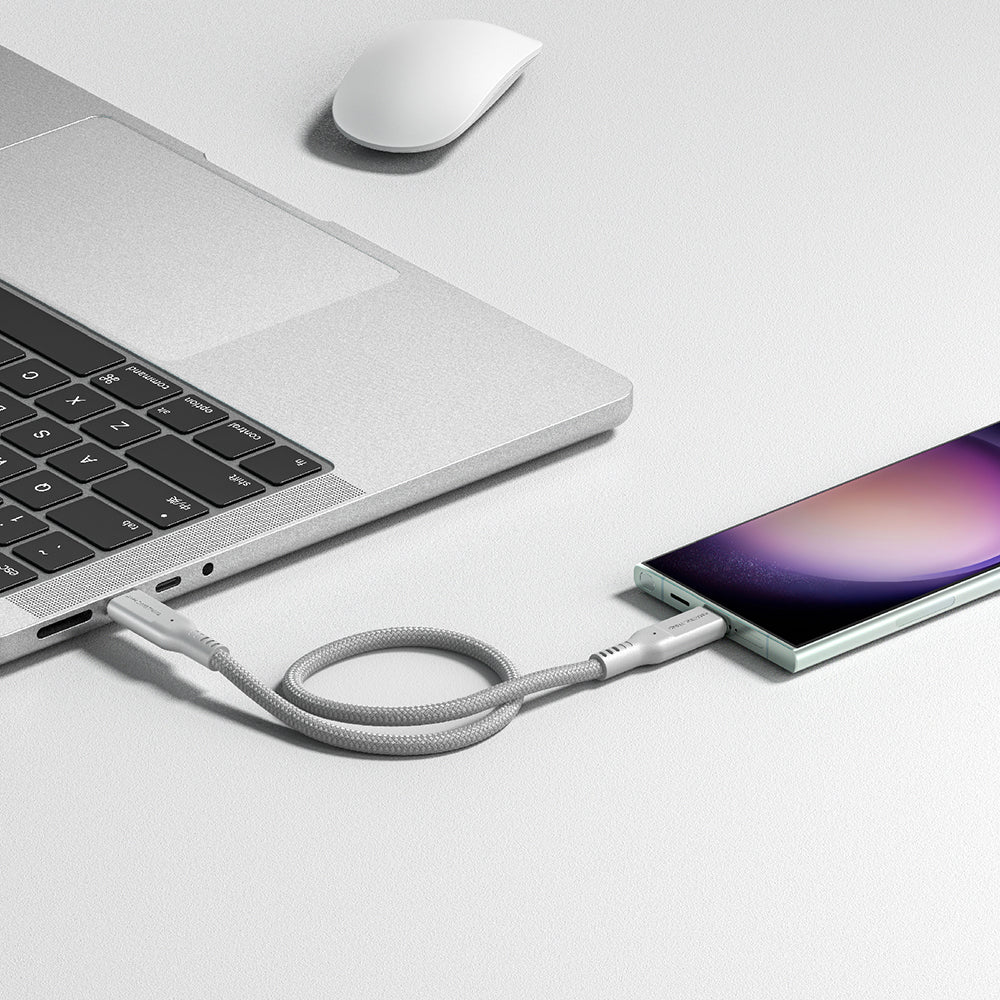 Amazingthing Thunder Pro USB3.2 Gen2 PD3.1 Port Korumalı Type-C to Type-C Kablo 120cm 240W 4K@60Hz Siyah