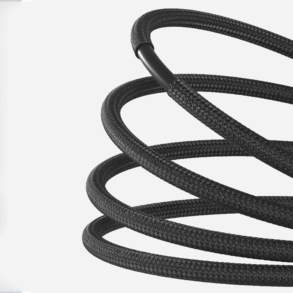 Amazingthing Thunder Pro USB3.2 Gen2 PD3.1 Port Korumalı Type-C to Type-C Kablo 120cm 240W 4K@60Hz Siyah