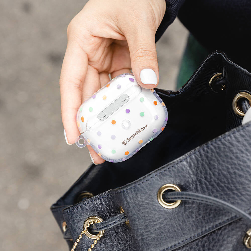 Airpods 3. Nesil Kılıf Çift IMD Baskılı Lisanslı Switcheasy Artist Kılıf Renksiz