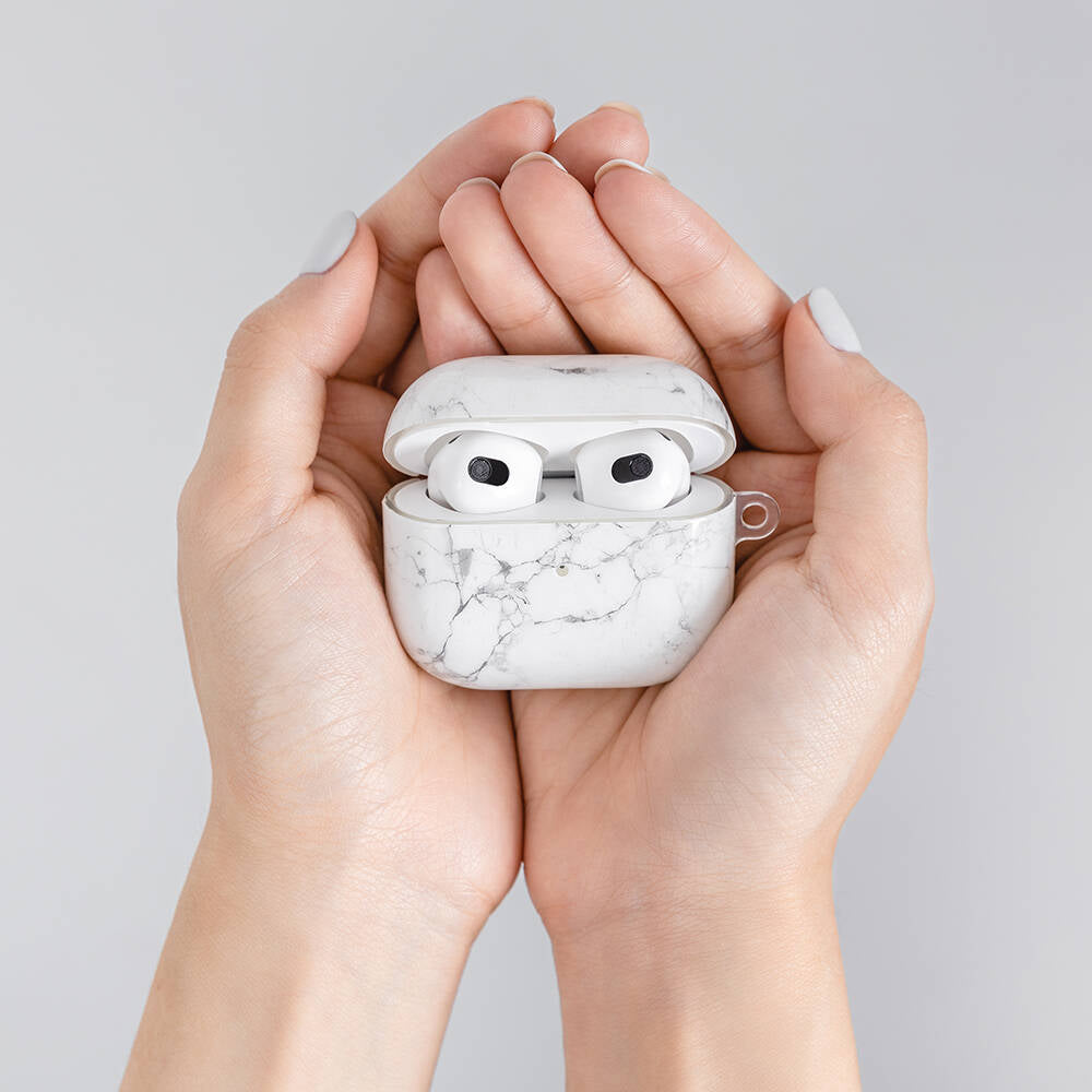 Airpods 3. Nesil Kılıf Çift IMD Baskılı Lisanslı Switcheasy Artist Kılıf Renksiz