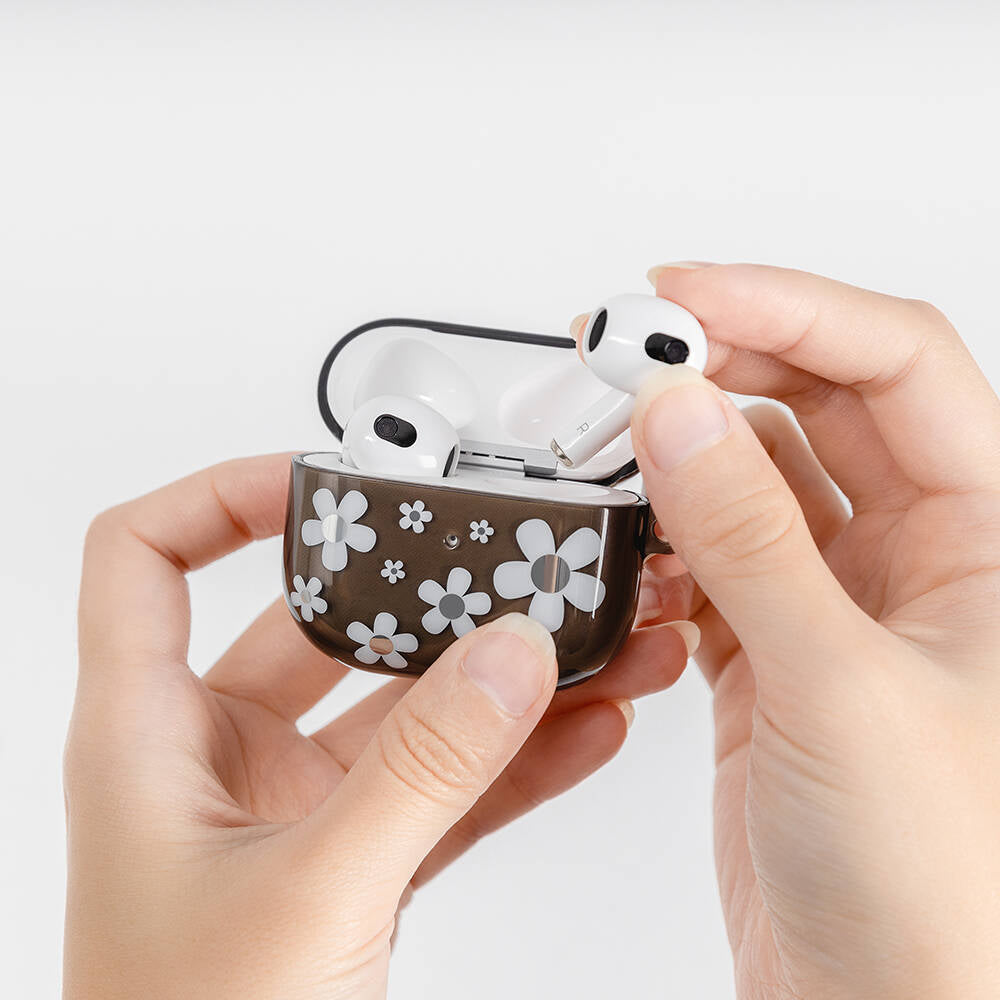 Airpods 3. Nesil Kılıf Çift IMD Baskılı Lisanslı Switcheasy Artist Kılıf Siyah