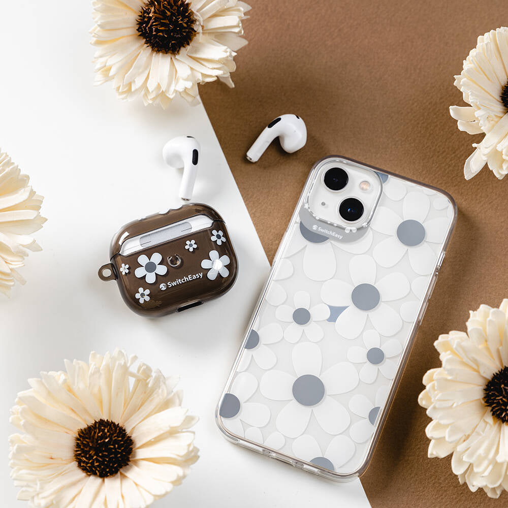 Airpods 3. Nesil Kılıf Çift IMD Baskılı Lisanslı Switcheasy Artist Kılıf Renksiz