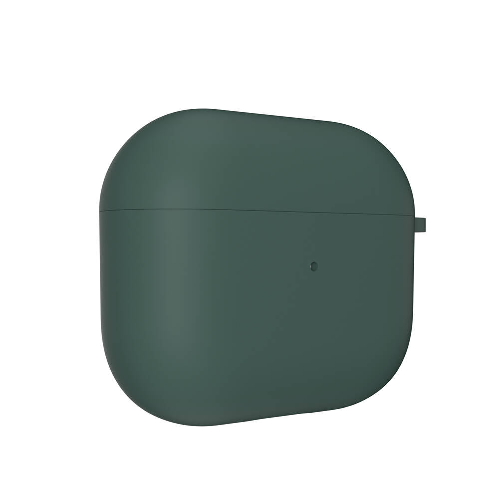 Airpods 3. Nesil Kılıf Yumuşak Dokunuşlu Likit Silikon Tasarımlı Lisanslı Switcheasy Skin Kılıf Siyah