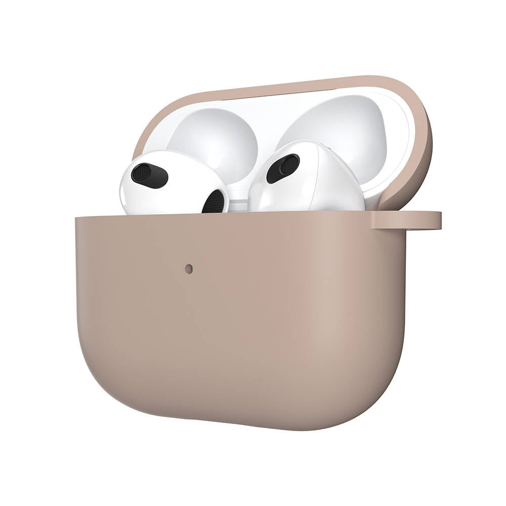 Airpods 3. Nesil Kılıf Yumuşak Dokunuşlu Likit Silikon Tasarımlı Lisanslı Switcheasy Skin Kılıf Yeşil