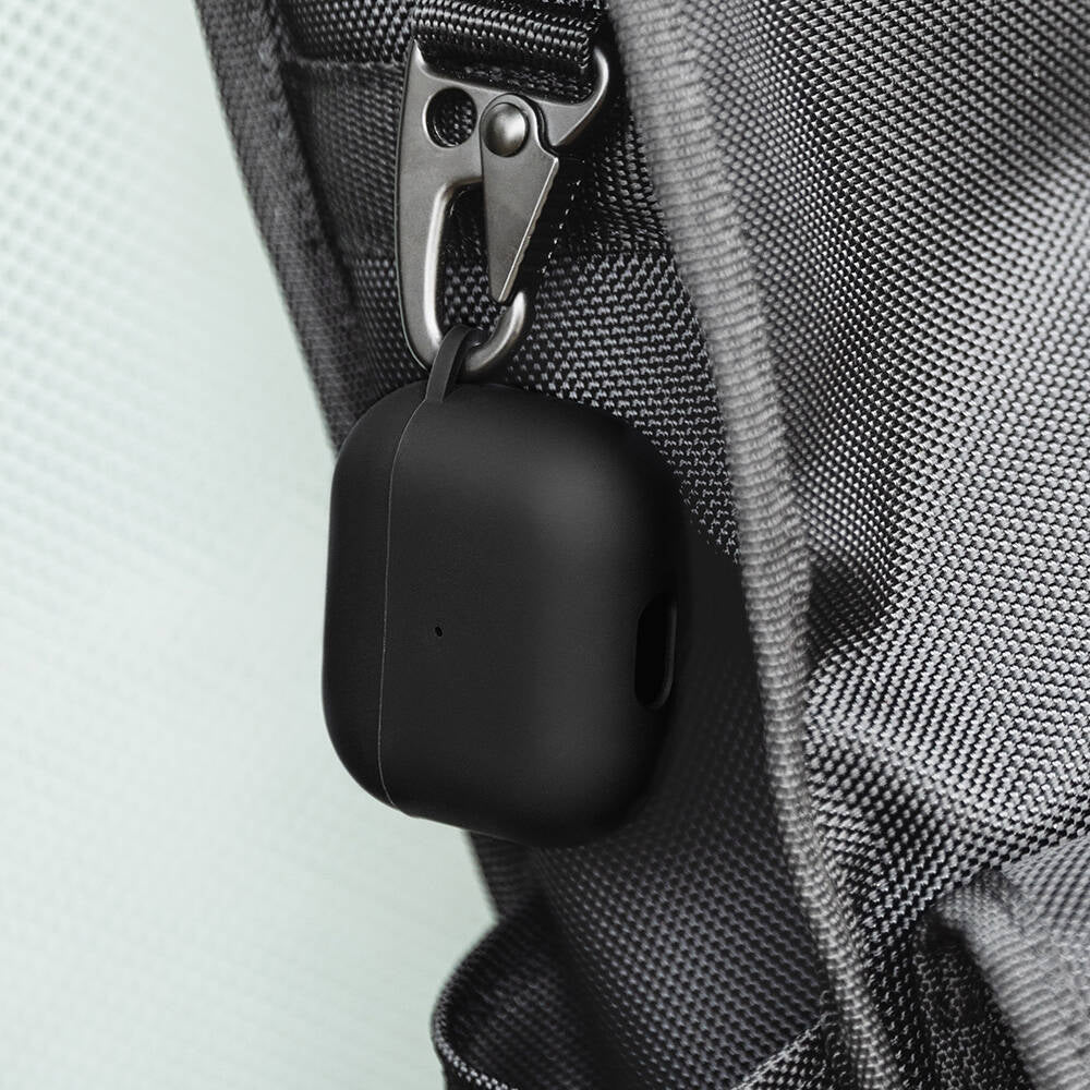 Airpods 3. Nesil Kılıf Yumuşak Dokunuşlu Likit Silikon Tasarımlı Lisanslı Switcheasy Skin Kılıf Siyah